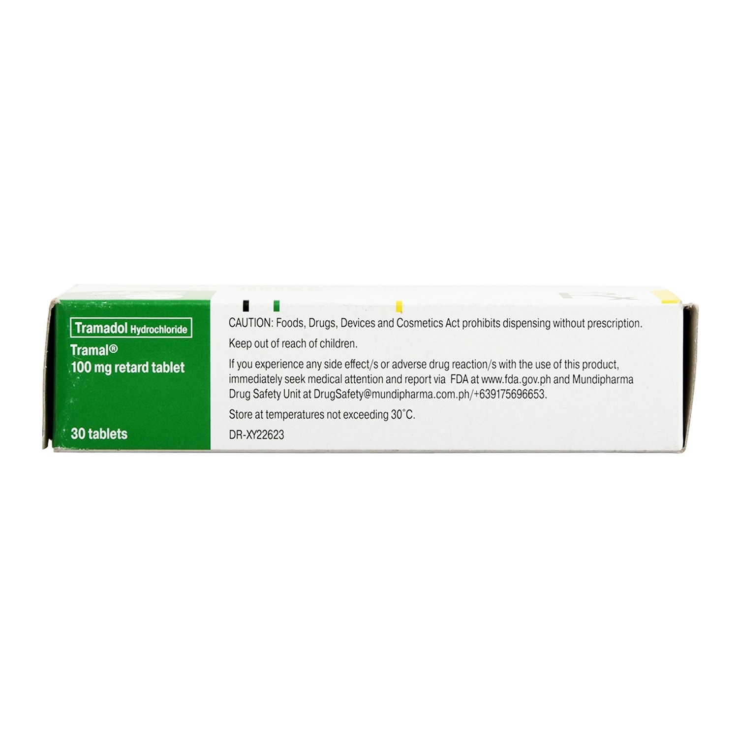 Tramadol HCl 100mg 1 Tablet [Prescription Required]