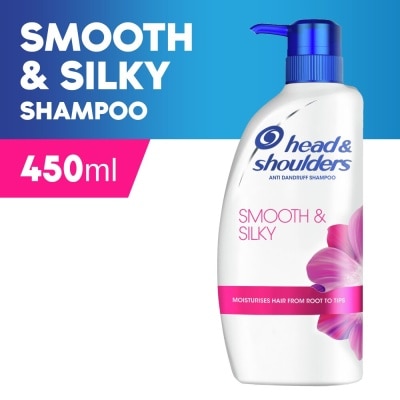 HEAD N SHOULDERS Smooth and Silky Shampoo 450mL