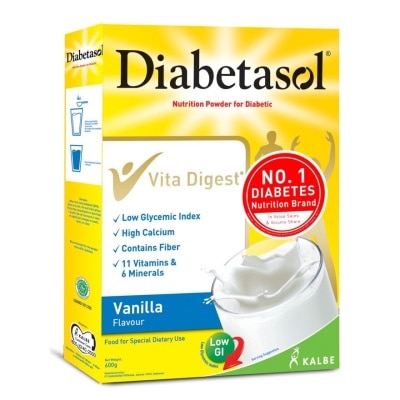 DIABETASOL Vanilla Flavour 600g