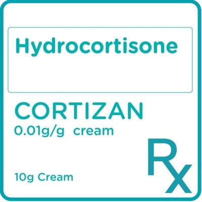 CORTIZAN Hydrocortisone 0.01g/g 10g Cream [PRESCRIPTION REQUIRED]