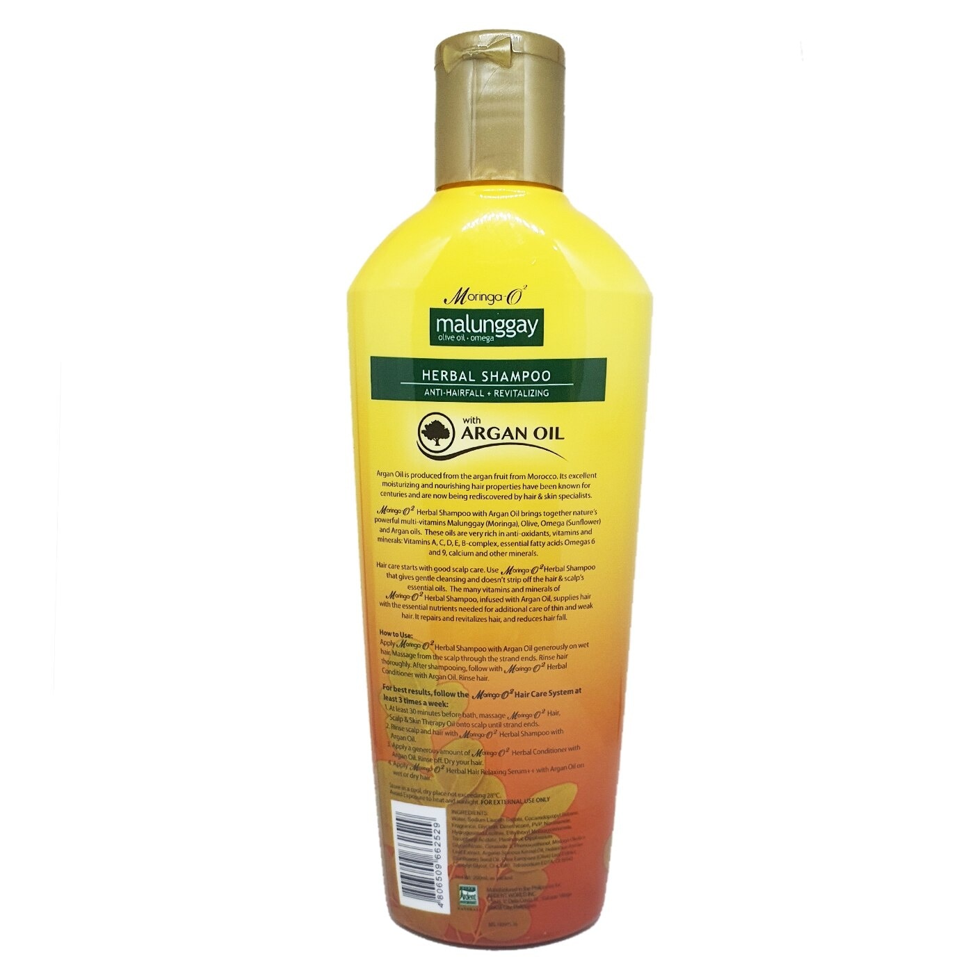 Moringa-O2 Herbal Anti-Hairfall Shampoo with Argan Oil 200ml