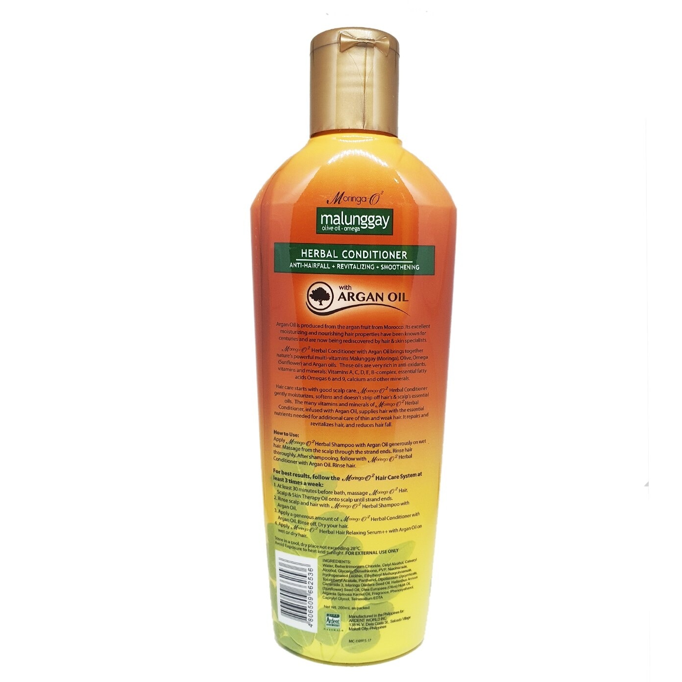 Moringa-O2 Herbal Anti-Hairfall Conditioner with Argan Oil 200ml