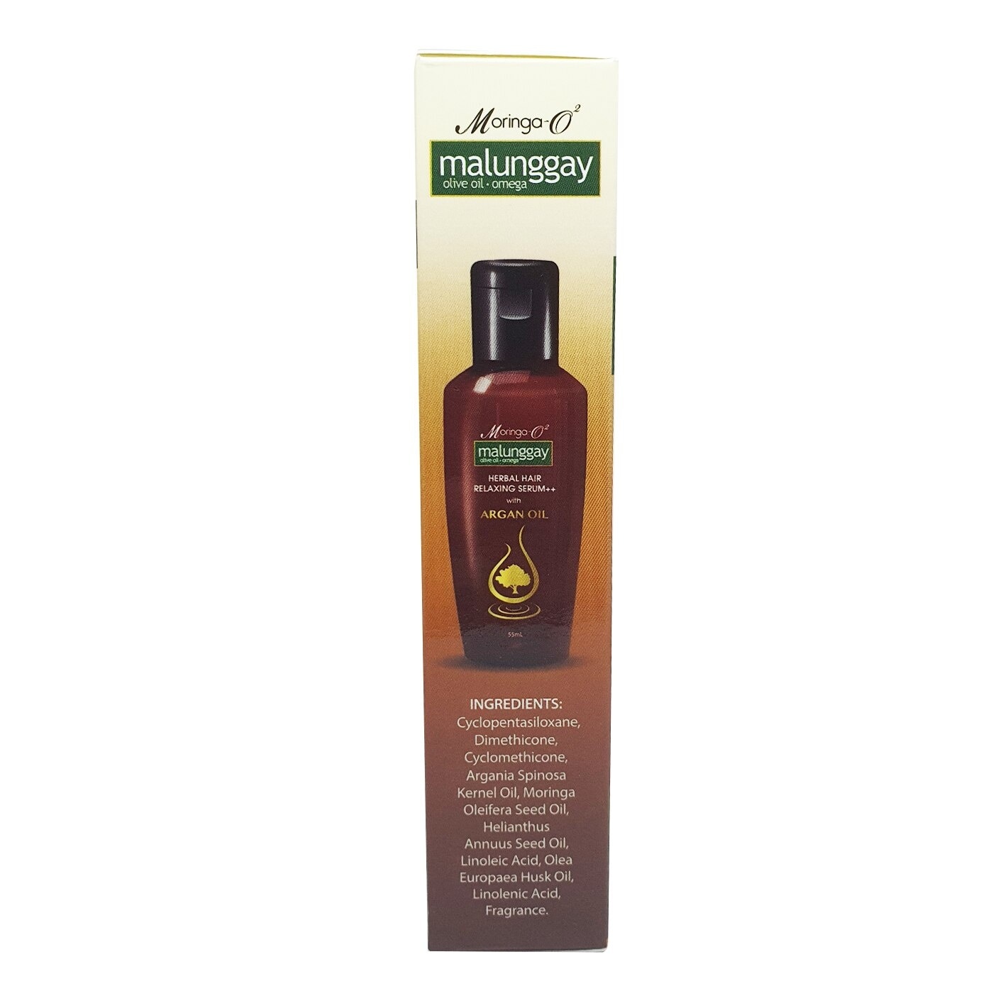 Moringa-O2 Herbal Hair Relaxing Serum with Argan Oil (Leave-on Conditioner) 55ml