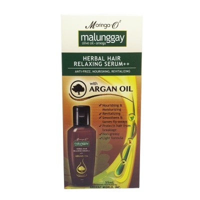 MORINGA Moringa-O2 Herbal Hair Relaxing Serum with Argan Oil (Leave-on Conditioner) 55ml