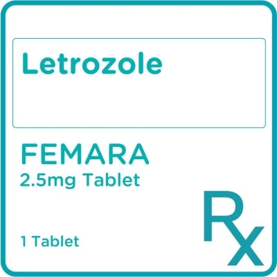 FEMARA Letrozole 2.5mg 1 Tablet [Prescription Required]