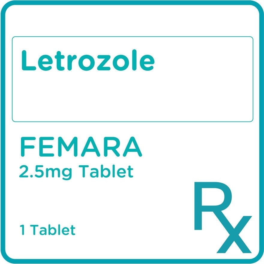 Letrozole 2.5mg 1 Tablet [Prescription Required]