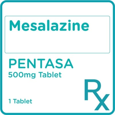 PENTASA Mesalazine 500mg 1 Tablet [PRESCRIPTION REQUIRED]