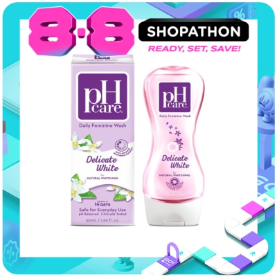 PH CARE - Feminine Wash Delicate White 50ml image