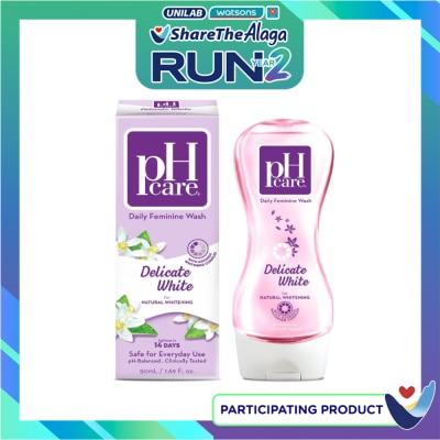 PH CARE Feminine Wash Delicate White 50ml image