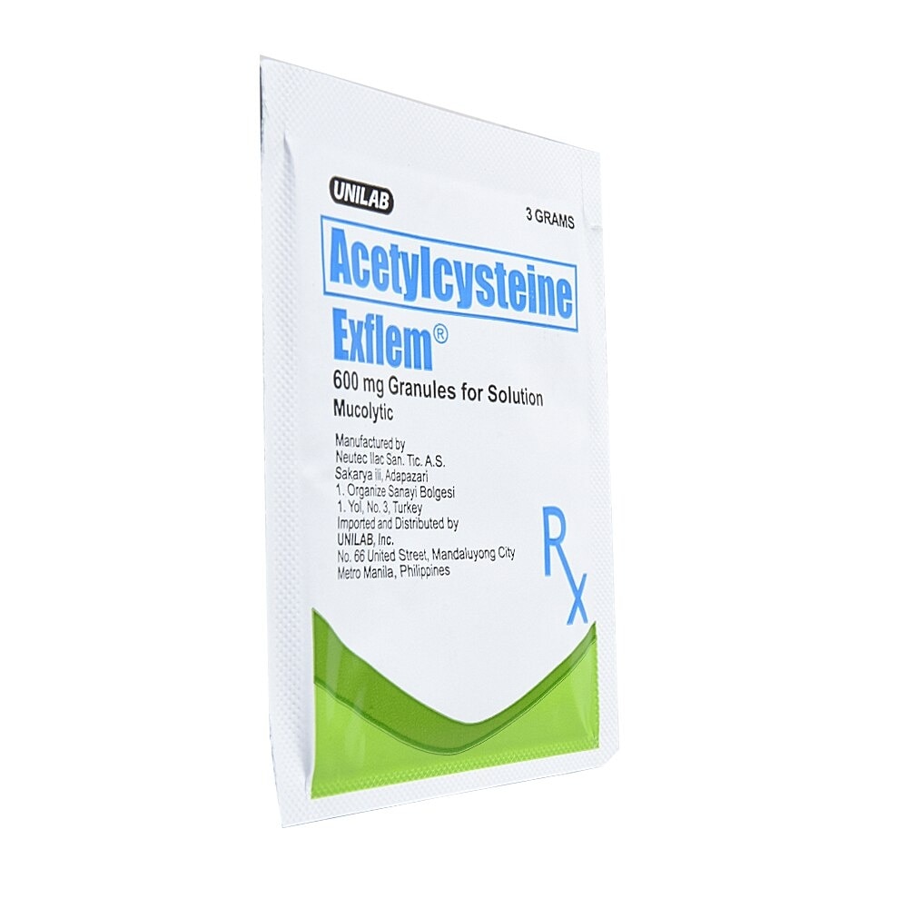 Acetylcysteine 600mg Granules 1 Sachet [PRESCRIPTION REQUIRED]