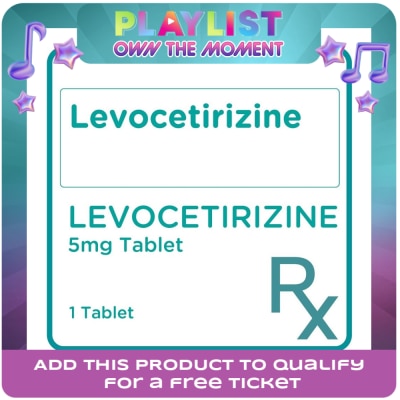 LEVOCETIRIZINE - Levocetirizine 5MG 1 Tablet [PRESCRIPTION REQUIRED]
