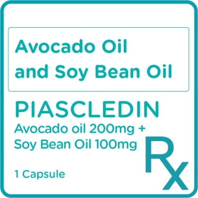 PIASCLEDIN Avocado oil 200mg + Soy Bean oil 100mg 1 Capsule [PRESCRIPTION REQUIRED]