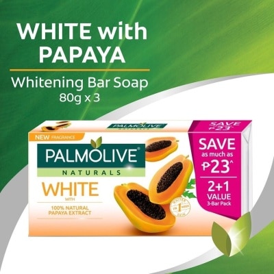 PALMOLIVE White  Papaya Soap 80g Buy 2 Get 1 FREE