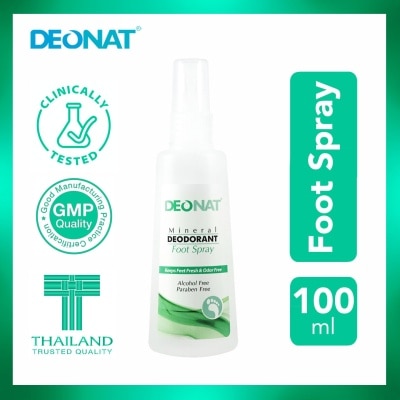 DEO NAT Mineral Deodorant Foot Spray 100ml