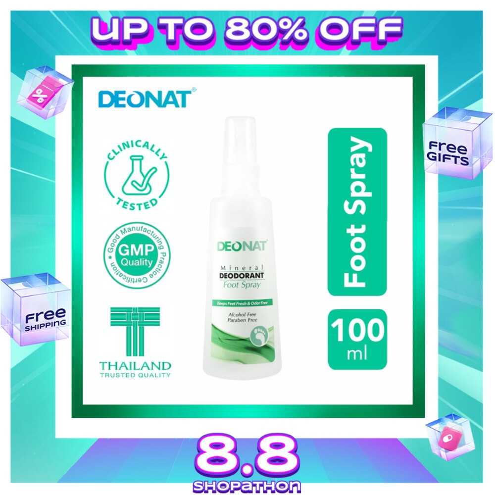 Mineral Deodorant Foot Spray 100ml