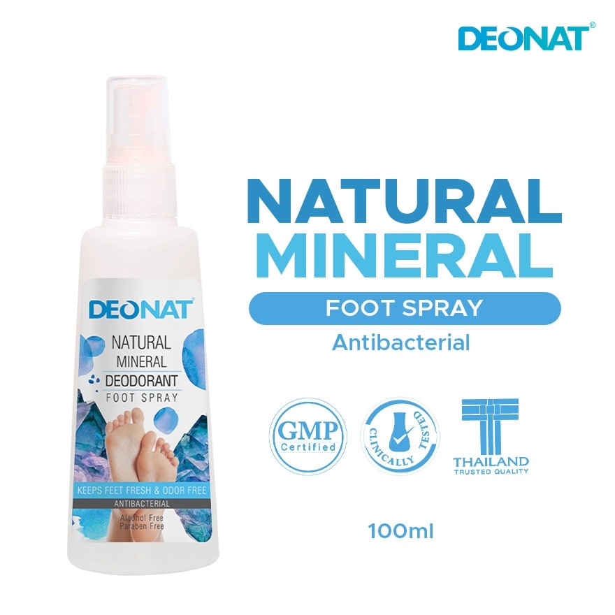 DEONAT Mineral Deodorant Foot Spray 100ml