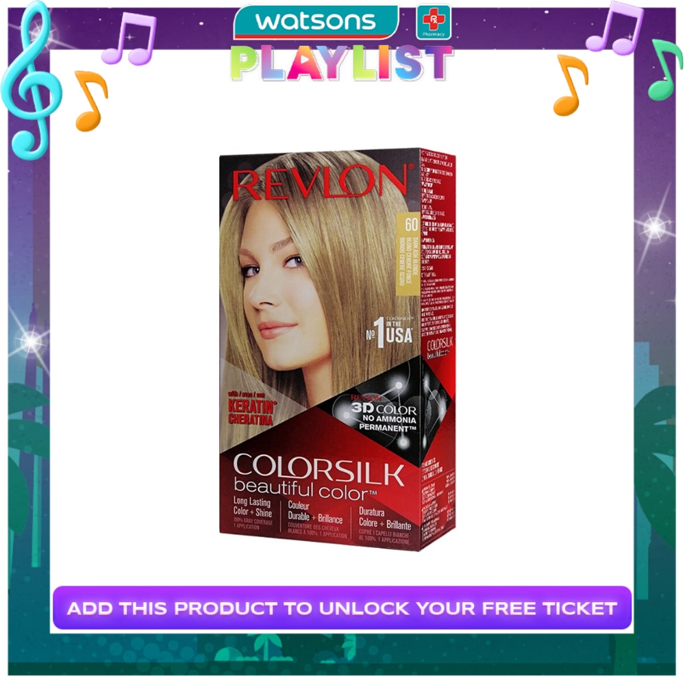 ColorSilk Beautiful Color 3D Color Gel Technology Permanent + No Ammonia 60 Dark Ash Blonde