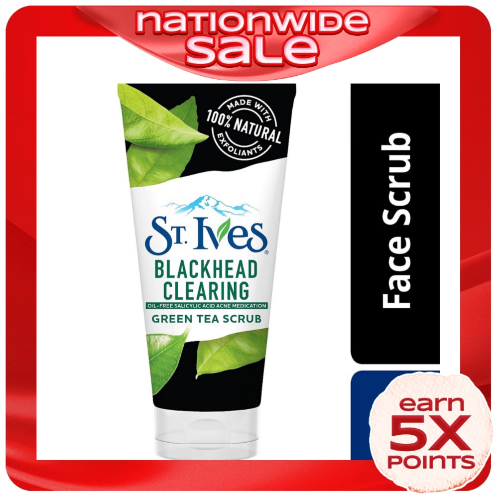 Face Scrub Blackhead Clearing Green Tea 6oz