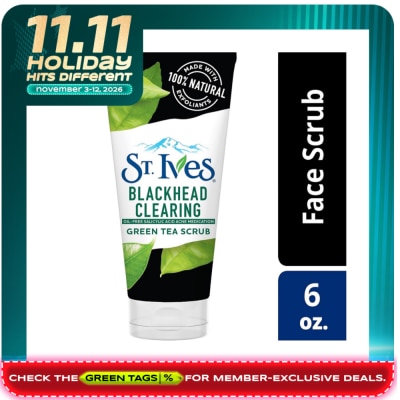 ST IVES Face Scrub Blackhead Clearing Green Tea 6oz image