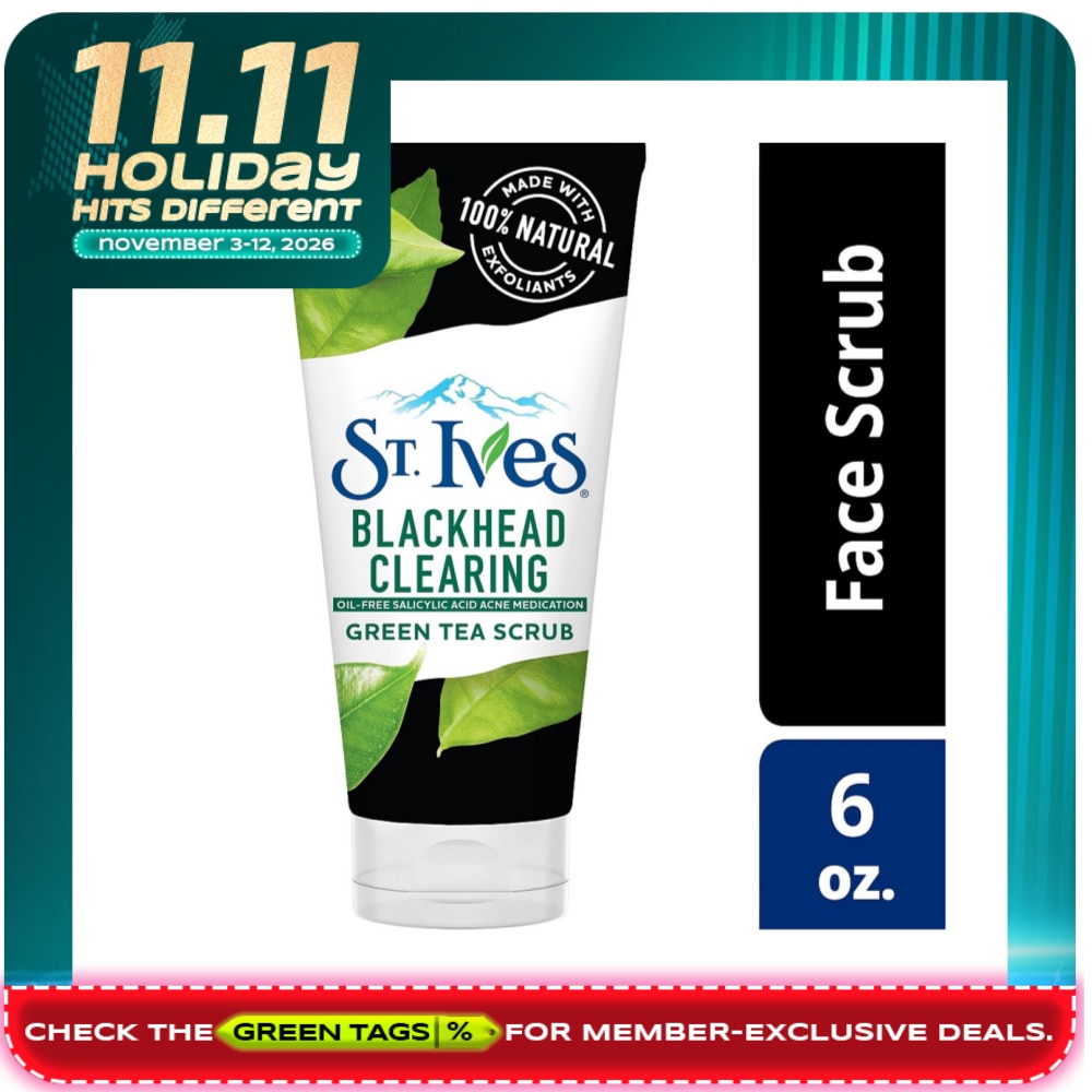 Face Scrub Blackhead Clearing Green Tea 6oz image