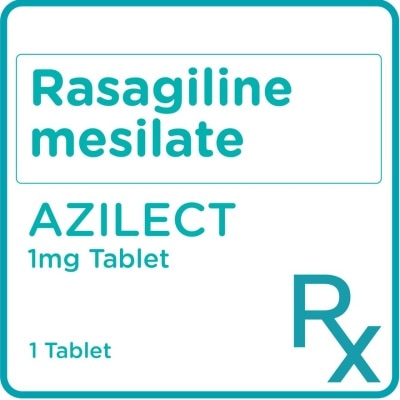 AZILECT Rasagiline mesilate 1 mg 1 Tablet [PRESCRIPTION REQUIRED]