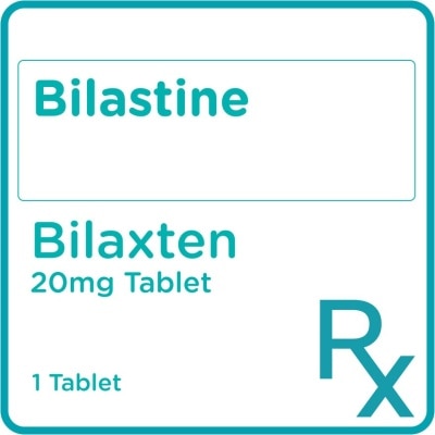 BILAXTEN Bilastine 20 mg Tablet 1 Tablet [PRESCRIPTION REQUIRED]