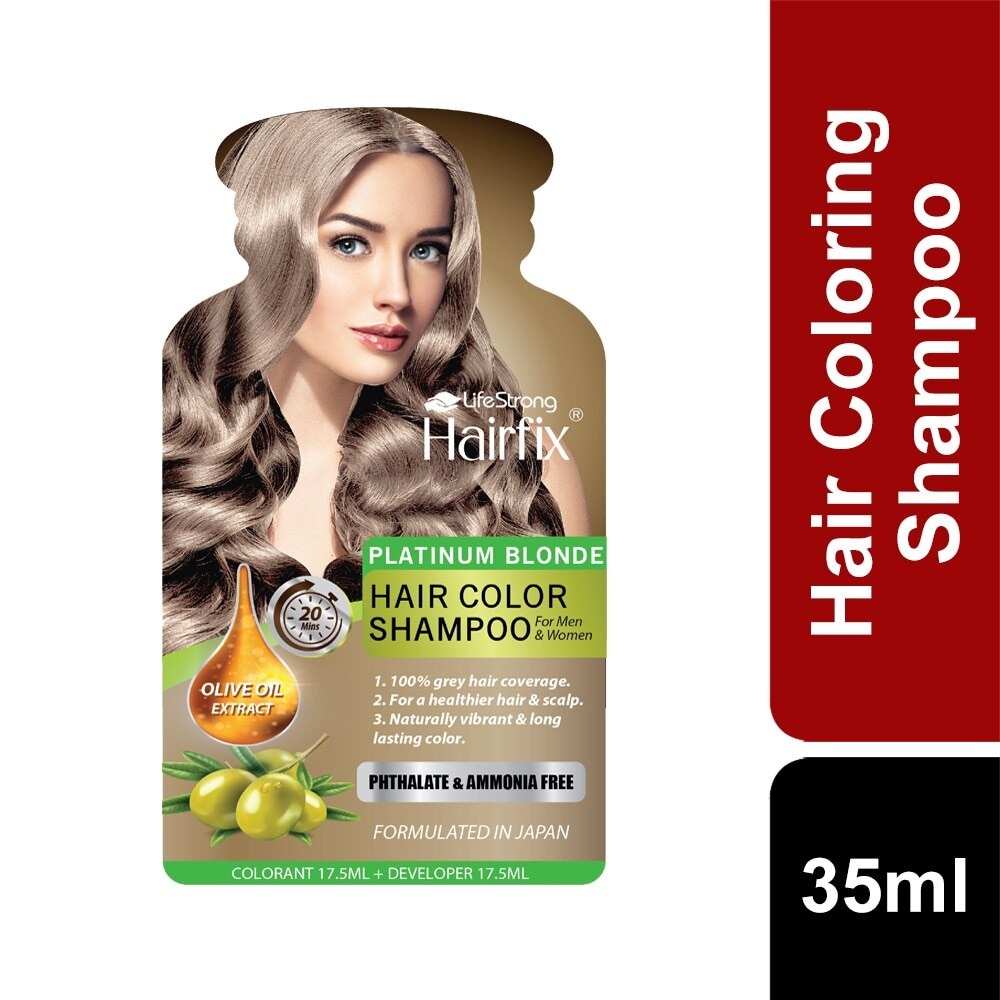 Platinum Blond Hair Color Shampoo 35ml