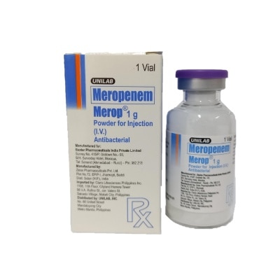 MEROP Meropenem 1g 1 Vial [PRESCRIPTION REQUIRED]