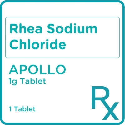 APOLLO Rhea Sodium Chloride 1g 1 Tablet [Prescription Required]