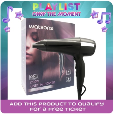 WATSONS - Hair Dryer Ionic 2200W
