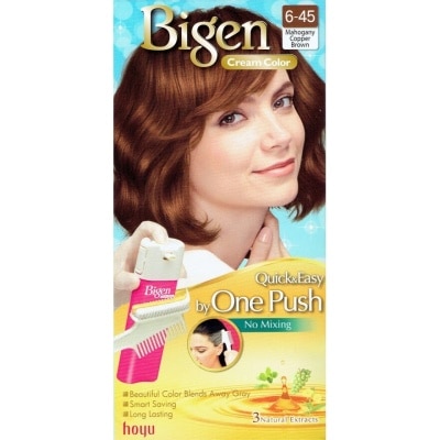 BIGEN Cream Color 6-45 Mahogany Copper Brown