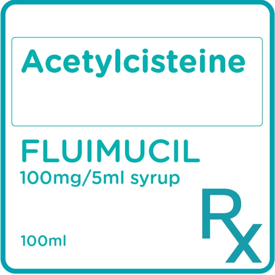 Acetylcysteine 100mg/5mL Syrup 100ml [PRESCRIPTION REQUIRED]