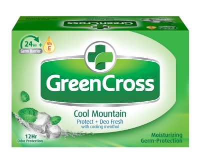 GREEN CROSS Moisturizing Germ Protection Bar Cool Mountain 125g