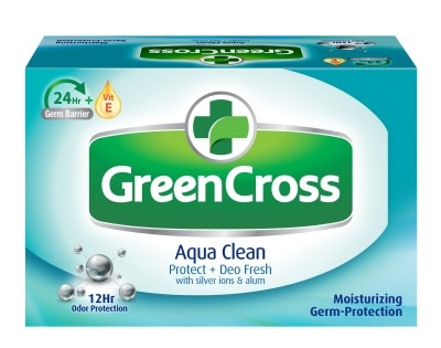 GREEN CROSS Moisturizing Germ Protection Bar Aqua Clean 125g