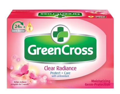 GREEN CROSS Moisturizing Germ Protection Bar Clear Radiance 125g