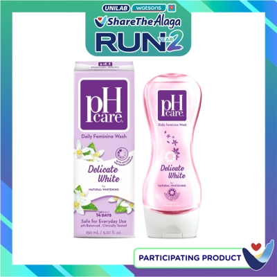 PH CARE Feminine Wash Delicate White 150ml image