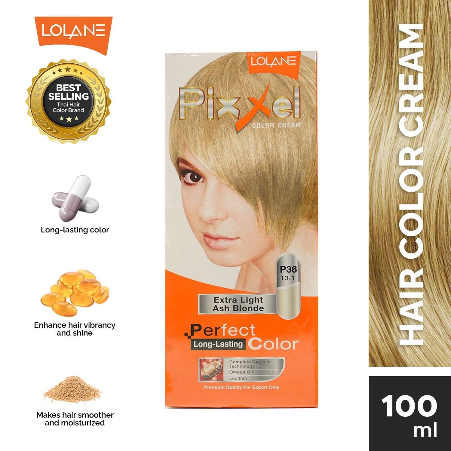 Pixxel Color Cream P36 Extra Light Ash Blonde 13.1