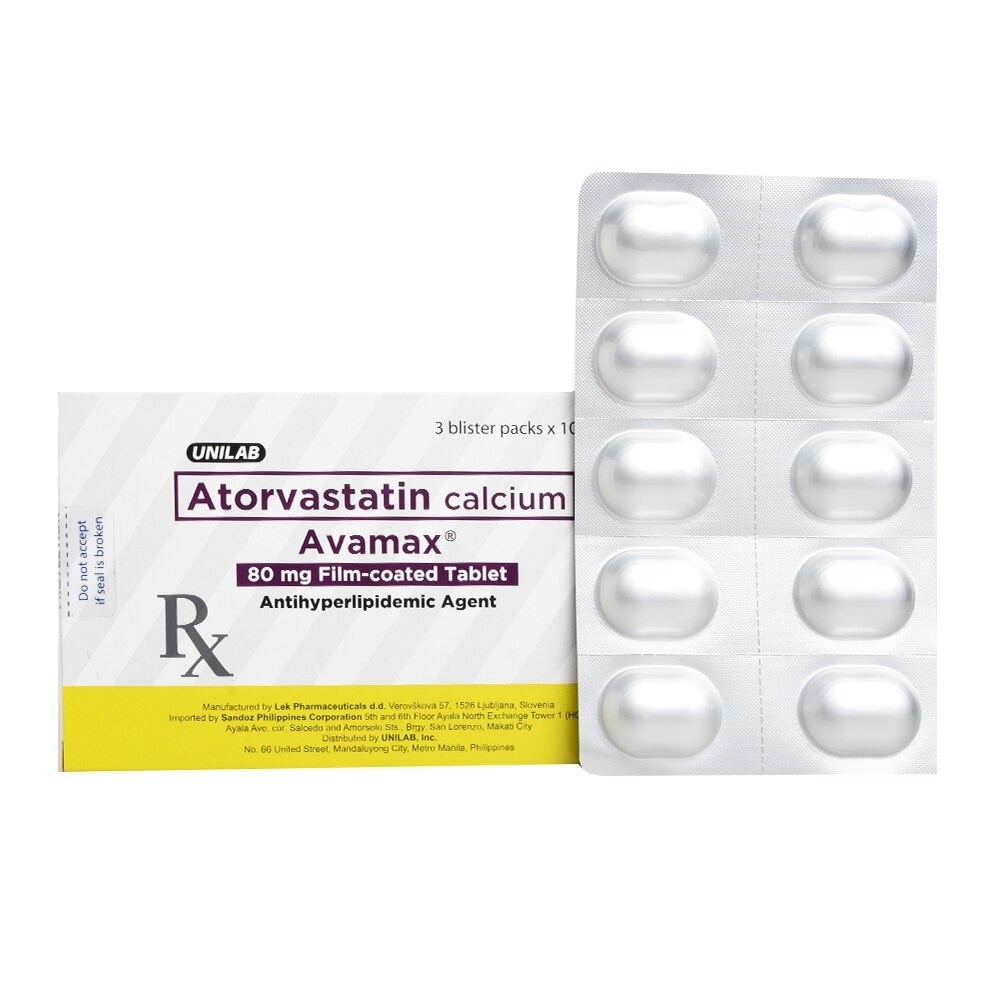 Atorvastatin Calcium 80mg 1 Tablet [PRESCRIPTION REQUIRED]