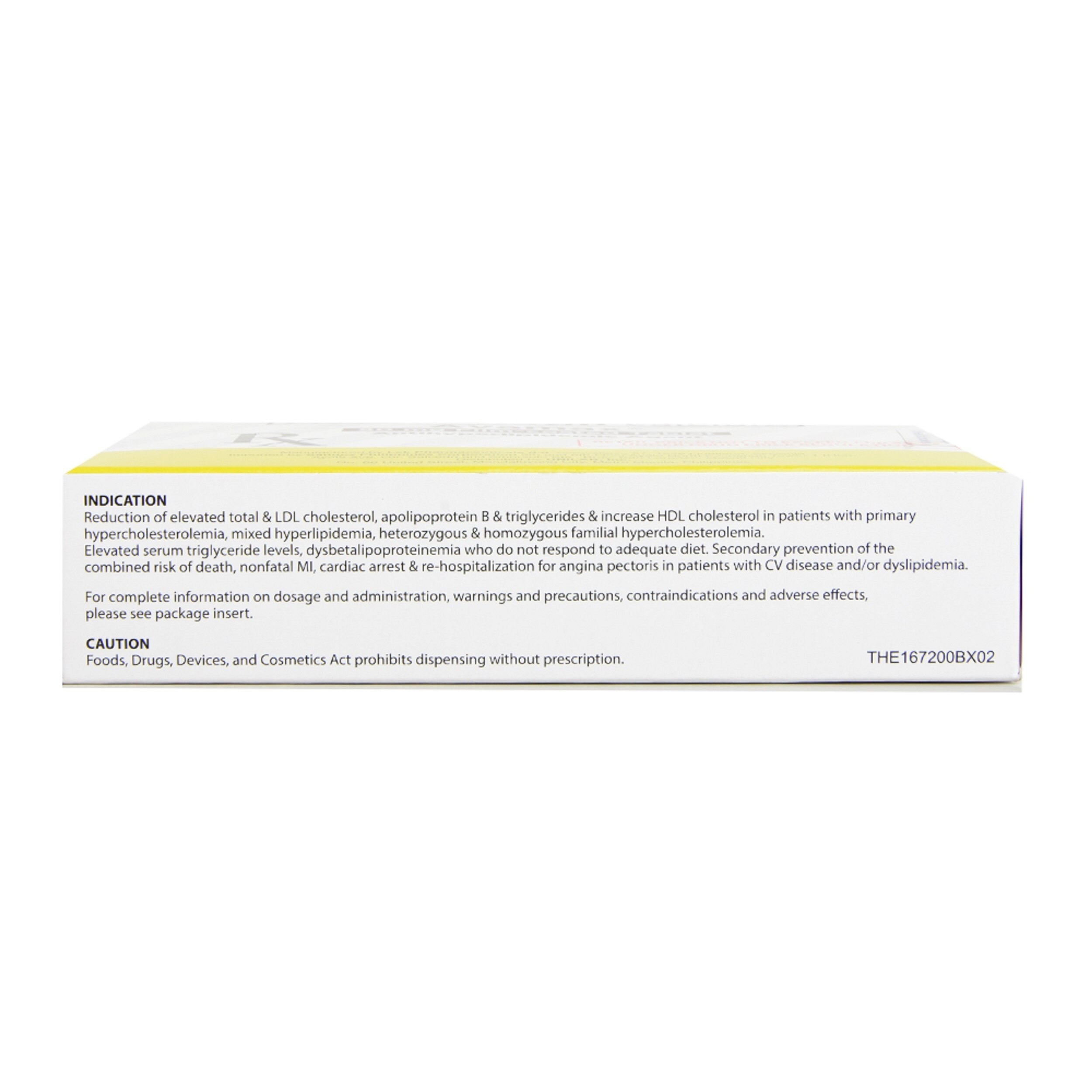 Atorvastatin Calcium 80mg 1 Tablet [PRESCRIPTION REQUIRED]