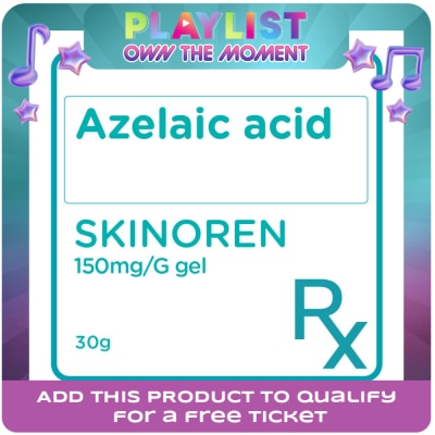 SKINOREN - Azelaic Acid 150mg/g Topical Gel 30g [PRESCRIPTION REQUIRED]