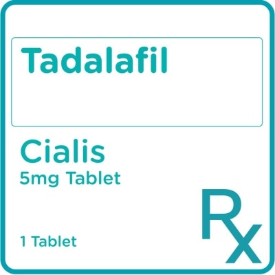 CIALIS Tadalafil 5 mg 1 Film-Coated Tablet [PRESCRIPTION REQUIRED]