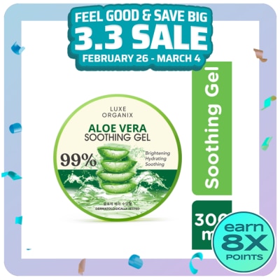 LUXE ORGANIX Luxe Organix Aloe Vera Soothing Gel 99% 300ml