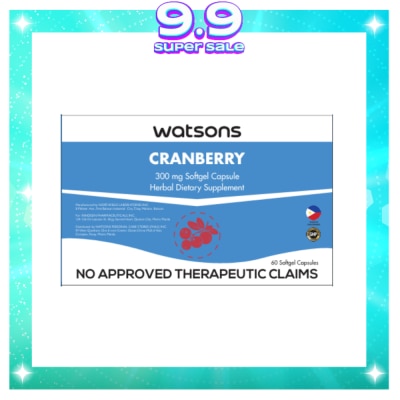 WATSONS GENERICS WATSONS Cranberry 300mg Sold Per Piece