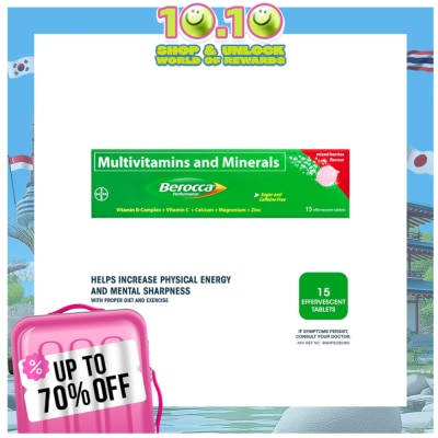 BEROCCA Berocca Effervescent Tablet Mixed Berries Flavor 15s