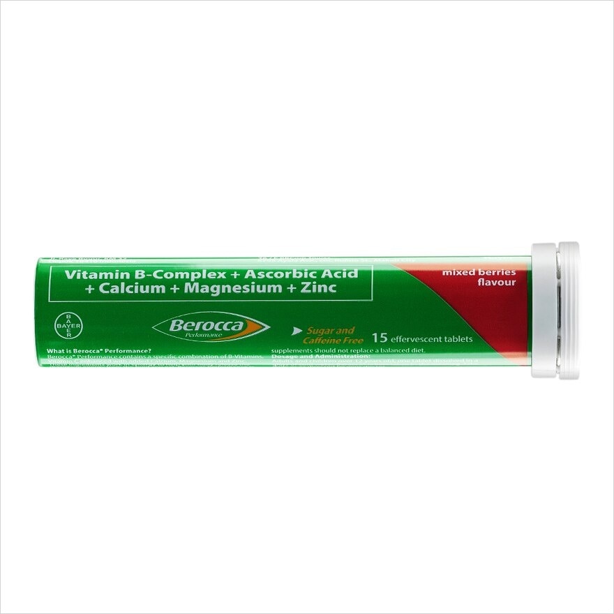 Berocca Effervescent Tablet Mixed Berries Flavor 15s