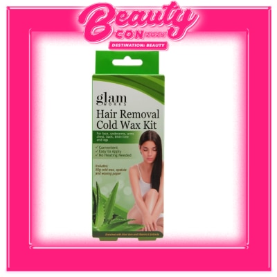 GLAMWORKS Hair Removal Cold Wax Kit Aloe and Vit. E 50g