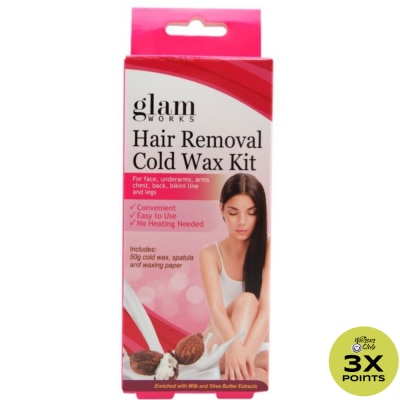 GLAMWORKS Milk and Shea Butter Hair Removal Wax 50g