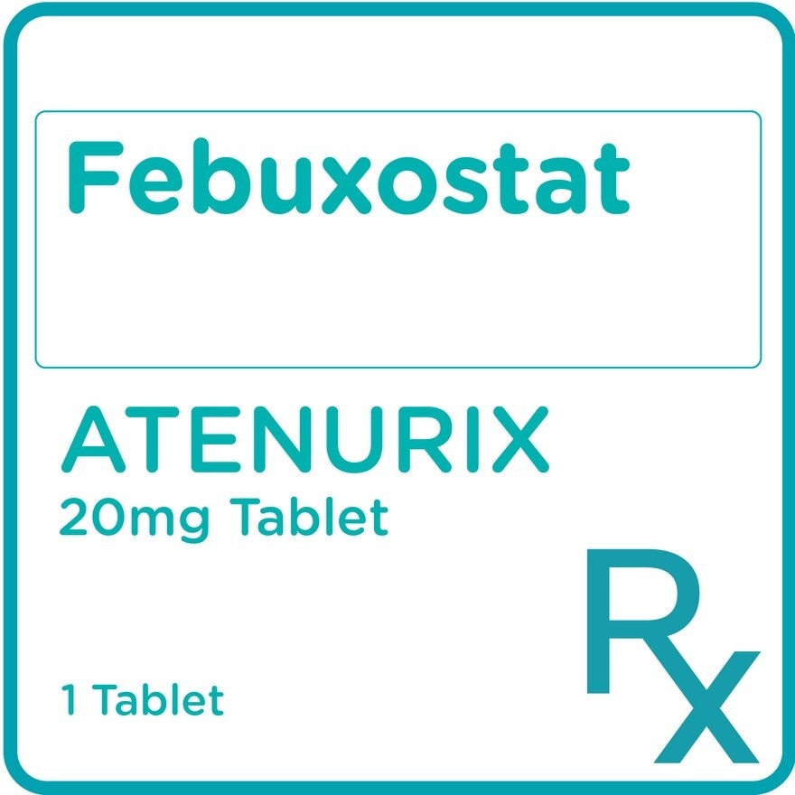 Febuxostat 20 mg 1 film-coated Tablet [PRESCRIPTION REQUIRED]