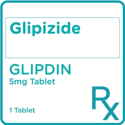 GLIPDIN Glipizide 5mg 1 Tablet [PRESCRIPTION REQUIRED]