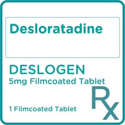 DESLOGEN Desloratadine 5mg 1 Filmcoated Tablet [PRESCRIPTION REQUIRED]